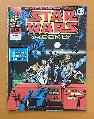 Buy Star Wars Weekly #10 (Marvel UK 1978) VG/FN Condition Comic Magazine • 10.88£
