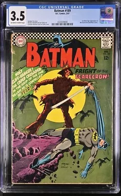 Buy BATMAN #189 (1967) CGC 3.5 1st APPEARANCE SCARECROW SILVER AGE KEY DC COMICS • 261.22£