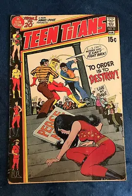 Buy Free P & P; Teen Titans #31, Feb 1971:  To Order Is To Destroy!  (KG) • 5.99£