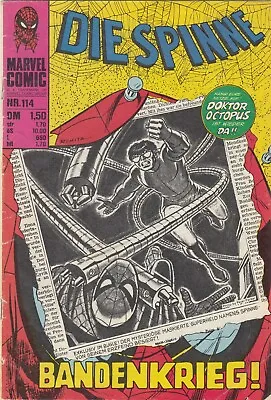 Buy The Spider 114 - Marvel Williams 1978 - German Amazing Spider-man 113 • 4.79£