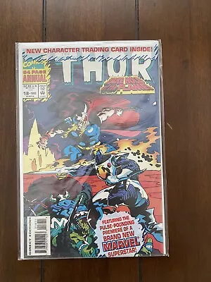 Buy Thor Annual #18 - 1993 - Female Loki - Disney+ - Polybag - Near Mint • 7.95£