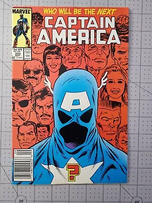 Buy Captain America #333 • 1st John Walker As Captain America • Marvel Comics • 1987 • 7.11£