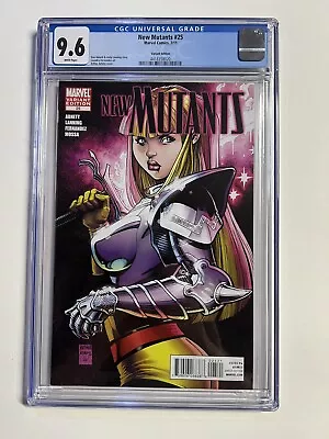 Buy New Mutants 25 Cgc 9.6 Art Adams Variant VHTF 2011 Marvel  • 399.75£