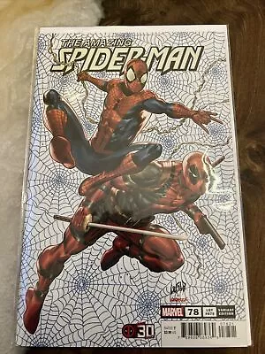 Buy Amazing Spider-Man # 78 (LGY 879) (2022, Marvel) Liefeld Deadpool Variant • 5£