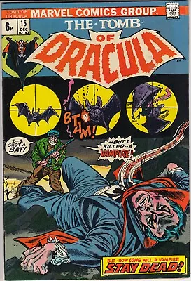Buy Tomb Of Dracula 15 - 1973 - Near Mint -  PRICE REDUCTION • 18.50£