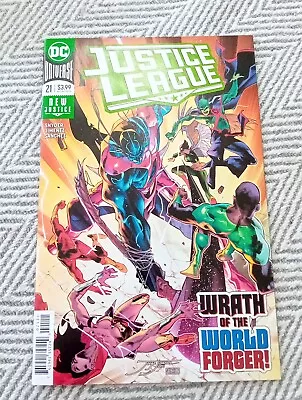 Buy Justice League 21 New Justice DC 2019 - Wrath Of The World Forger! • 1.75£