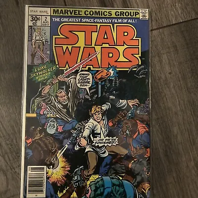 Buy Star Wars #2 Marvel Comic Book 1977 Newsstand Reprint Star Wars • 18£