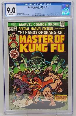 Buy Special Marvel Edition #15 ~ Marvel 1973 ~ Cgc 9.0 ~ 1st Shang Chi • 359.78£