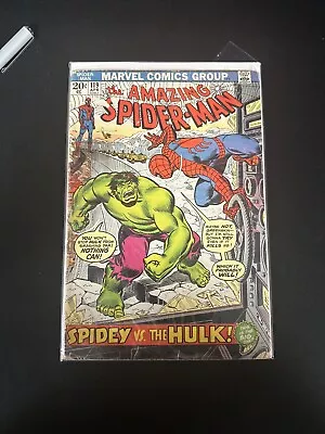 Buy Amazing Spider-Man #119 -  Spidey Vs Hulk, John Romita - Marvel 1973 • 87.21£