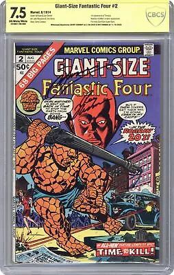 Buy Giant Size Fantastic Four #2 CBCS 7.5 SS Conway/Thomas 1974 23-0AE1106-056 • 163.90£
