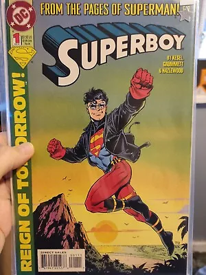 Buy Superboy #1 (1994) Reign Of Tomorrow - Direct Edition DC Comics • 4£