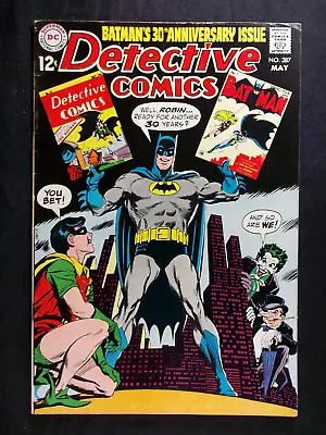 Buy Detective Comics #387 FN 6.0, Batman 30th Anniversary Issue Vintage DC 1969 • 78.83£