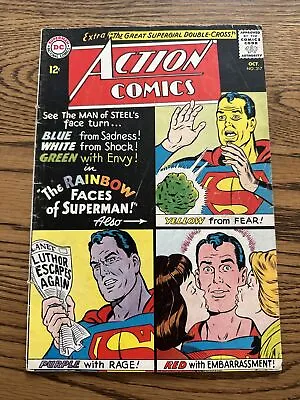 Buy Action Comics #317 (DC 1964) Rainbow Faces Superman, Supergirl Silver Age VG/FN • 14.99£