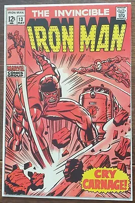 Buy Marvel Comics Iron Man #13 May 1969 (6.0 FN) #MIS0276 • 29.99£