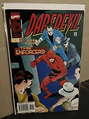 Buy Daredevil 357 🔥1996 Alone Against THE ENFORCERS🔥 Marvel Comics🔥NM- • 5.51£
