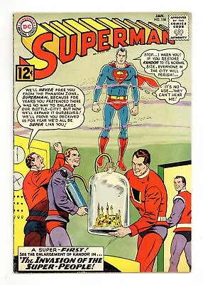 Buy Superman #158 VG 4.0 1963 1st App. Flamebird, Nightwing • 35.96£