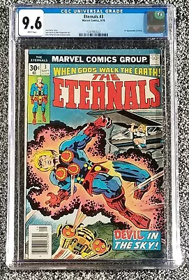 Buy Eternals #3 1st Sersi Marvel 1976 CGC 9.6 White MCU • 79.50£
