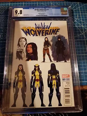 Buy All New Wolverine 1 Variant Marvel Comics CGC 9.8 ST6-36 • 119.92£