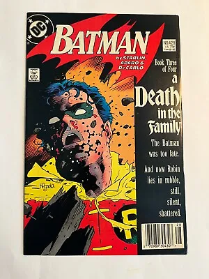 Buy Batman #428 Death In The Family Newsstand Variant • 23.82£