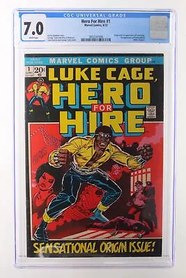 Buy Hero For Hire #1 - Marvel Comics 1972 CGC 7.0 Origin And 1st Appearance Of Luke  • 320.19£