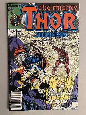 Buy Mighty Thor 387, FN/VF 7.0, Marvel 1988, 1st Exitar The Executioner (Cameo) • 7.83£