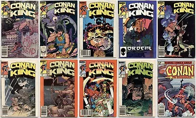 Buy Lot 10-Conan The King #20,21,22,23,24,25,26,28,29+Barbarian Ann 7-Marvel-1982-85 • 13.44£