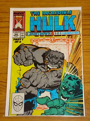 Buy Incredible Hulk #364 Vol1 Marvel Comics Countdown 4 December 1989 • 3.99£