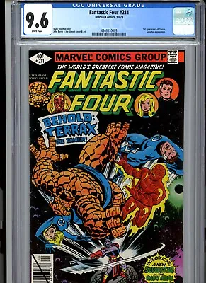 Buy CGC 9.6 Fantastic Four #211 1st Appearance Of Terrax. Galactus Appearance • 199.88£