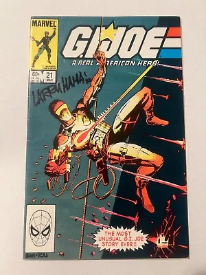 Buy G. I. Joe: A Real American Hero #21 Nm 9.4 1st Storm Shadow Signed By Larry Hama • 394.37£