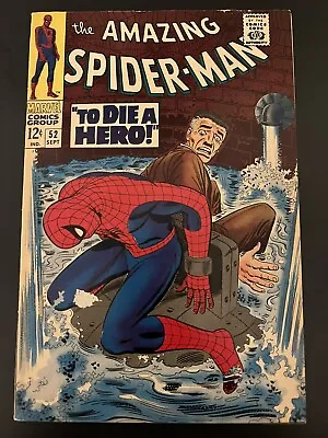 Buy Amazing Spider-Man #52 High Grade Unrestored Silver Age Marvel Comic 1967  • 110.82£