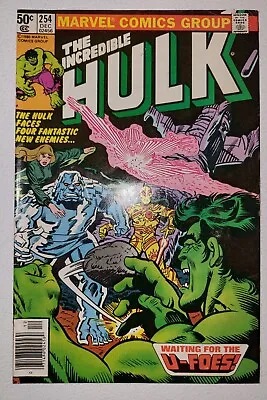 Buy Incredible Hulk #254 VF 8.0 Newsstand Variant Marvel 1980 • 19.99£