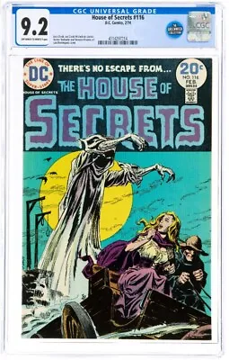 Buy House Of Secrets #116 (DC, 1974) CGC 9.2 OW/W Classic Luis Dominguez Cover • 193.03£