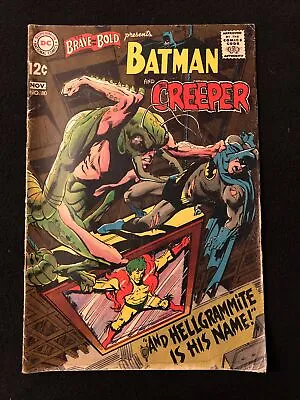 Buy Brave And The Bold 80 3.5 Dc 1968 Tape On Back Neal Adams  Vw • 7.88£