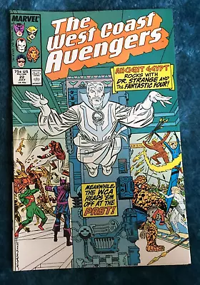 Buy Free P&P; West Coast Avengers #22 (July 1987): With Dr. Strange, Fantastic Four! • 4.99£