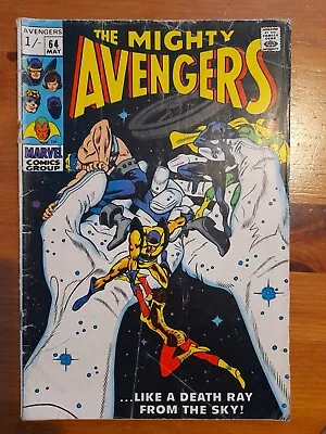 Buy Avengers #64 May 1969 Good+ 2.5 1st Appearance Of Barney Barton, Trick Shot • 14.99£