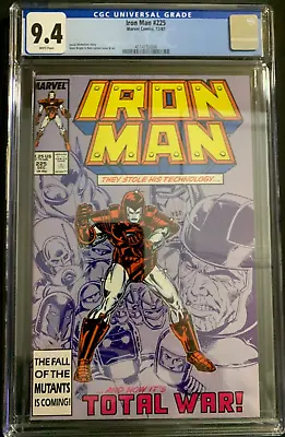 Buy Iron Man #225 Marvel Comics Armor Wars Part 1; CGC 9.4 • 40.02£