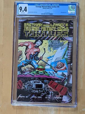 Buy 9.4 Teenage Mutant Ninja Turtles #30 1990 Eastman And Laird CGC  • 87.95£