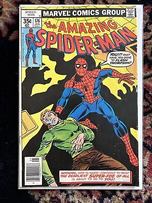 Buy Amazing Spider-Man #176 (1977) FN/FN+ 1st Bart Hamilton As Green Goblin • 7.91£