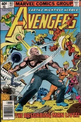 Buy AVENGERS #183 VF,  George Perez Art, Marvel Comics 1979 Stock Image • 9.49£