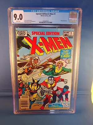 Buy Marvel Special Edition X-Men #1 CGC 9.0 1983 Newsstand Edition Wraparound Cover • 31.98£