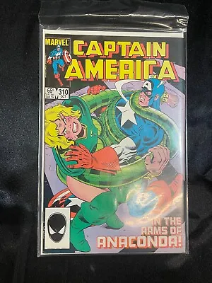 Buy Captain America #310, 1985,  Stan Lee Classic Era, Copper Age • 95.16£