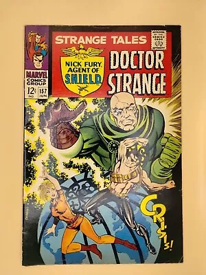 Buy Strange Tales #157 ~ 1967 Marvel~ Nick Fury ~ Dr. Strange ~ 1st Living Tribunal  • 23.98£