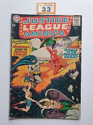 Buy Justice League Of America # 31  Dc Comics Nov 1964 Hawkman Joins Jla • 18.99£