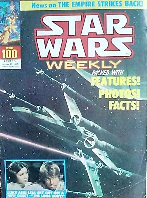 Buy STAR WARS WEEKLY No. 100 Jan. 23rd 1980 Vintage UK Marvel Comic Mag VG CONDITION • 14.99£