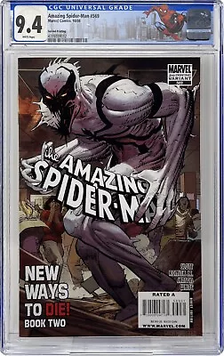 Buy Amazing Spider-Man #569 CGC 9.4 2nd Print 1st Anti-Venom Eddie Brock Romita 2008 • 229.28£