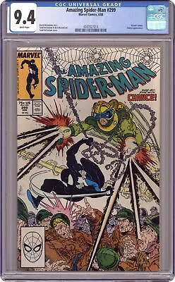 Buy Amazing Spider-Man #299D CGC 9.4 1988 4347027014 1st App. Venom (cameo) • 111.93£