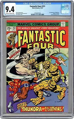 Buy Fantastic Four #151 CGC 9.4 1974 3754521016 • 166.03£