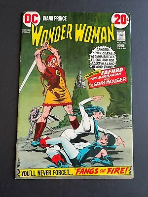 Buy Wonder Woman #202 - First Full Fafhrd And Grey Mouser (DC, 1972) VF- • 26.96£