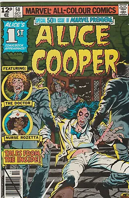Buy Marvel Comics Marvel Premiere #50 1st Alice Cooper (1979) 1st Print (2) Vf • 40£