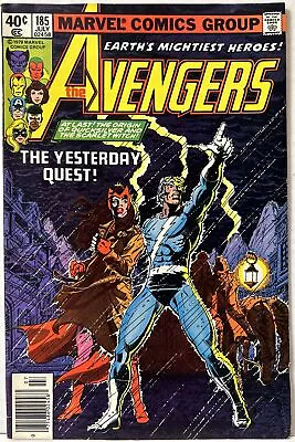 Buy Avengers #185 NEWSSTAND - Origin Of Quicksilver And Scarlet Witch - FN • 7.99£